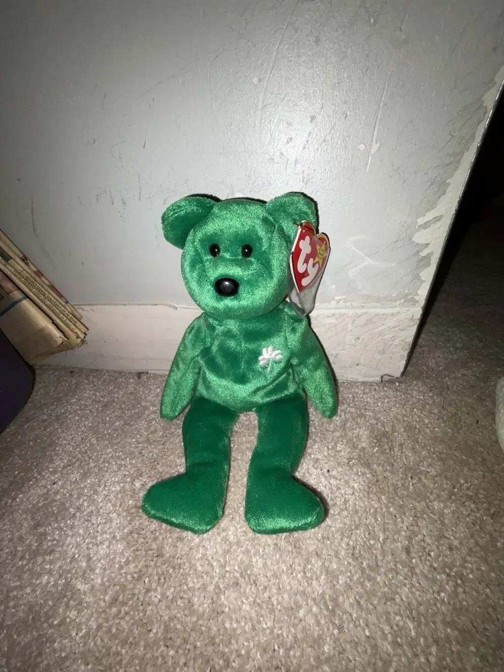OG Limited Edition TY Beanie Baby Erin the Bear 1997 Retired RARE w Errors F/S
